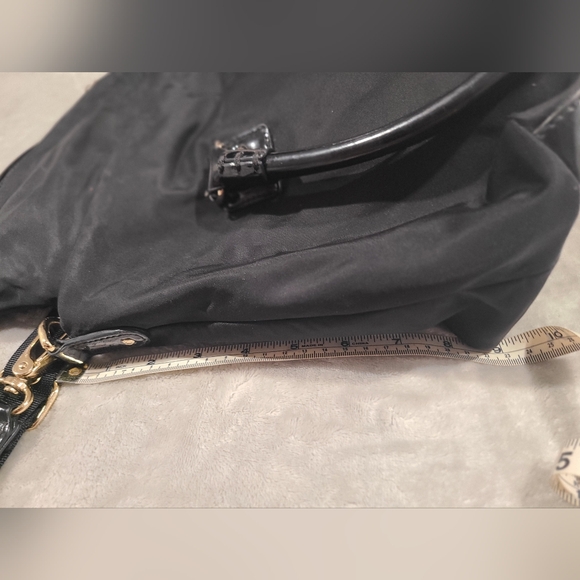 KATE SPADE  nylon/patent leather flap purse (double sections) - Picture 14 of 14